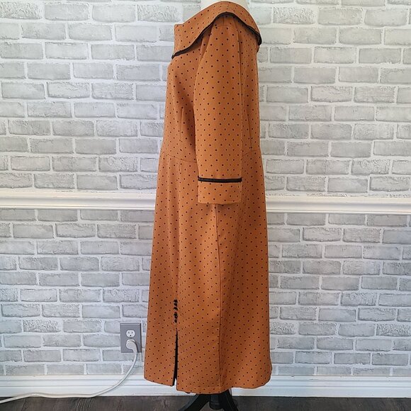 Bettie Page Tatyana Midi Dress Curvy Girl Retro Polka Dot Trad Plus Size 4XL - Picture 10 of 10